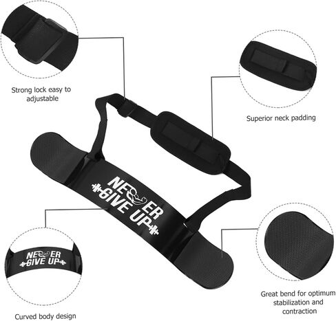 DECHOUS Bicep Isolator Training Board for Dumbbells Barbells Durable Muscle Builder Ergonomic Design for Enhanced Biceps Curls for Home Gym Workouts in Saudi Arabia
