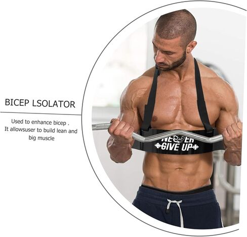 DECHOUS Bicep Isolator Training Board for Dumbbells Barbells Durable Muscle Builder Ergonomic Design for Enhanced Biceps Curls for Home Gym Workouts in Saudi Arabia