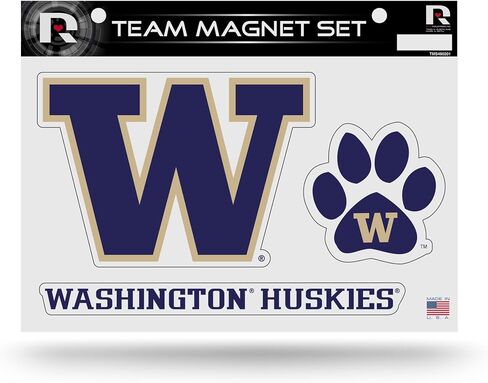 ورقة مغناطيسية لفريق Rico Industries NCAA Washington Huskies NCAA Team، أرجواني، 11 بوصة × 8.5 بوصة × 25 بوصة in Saudi Arabia