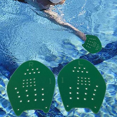 Generic Swim Training Hand Paddles Swimming Hand Paddles Flat Paddles PP Silicone Diving Pool Exercise Equipment Swim Paddles Hand in Saudi Arabia