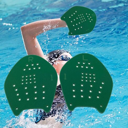 Generic Swim Training Hand Paddles Swimming Hand Paddles Flat Paddles PP Silicone Diving Pool Exercise Equipment Swim Paddles Hand in Saudi Arabia
