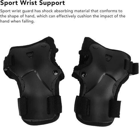 Sport Wrist Protective Gear, Adjustable Nylon Shock Absorbing Sport Wrist Guard, Flexible Wrist Support Brace for Skating Skateboard Snowboarding Skiing Motocross in Saudi Arabia