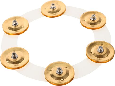 Professional Tambourine Drum Replacement Part Easy Installation Tambourine Ring for Enhanced Sound Effect Compatible with Various Drum Kits for Performances and Practice in Saudi Arabia