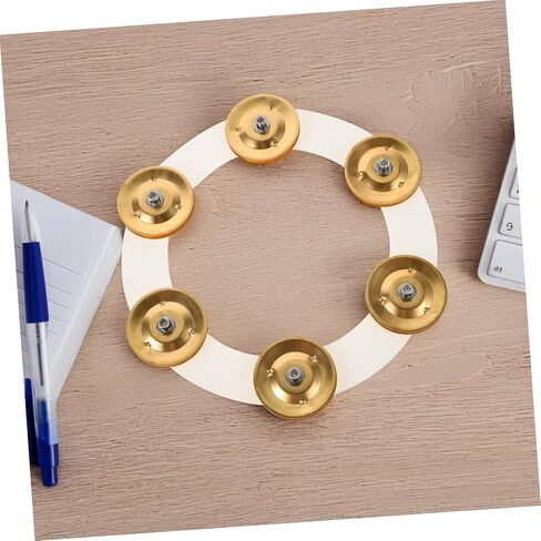 Professional Tambourine Drum Replacement Part Easy Installation Tambourine Ring for Enhanced Sound Effect Compatible with Various Drum Kits for Performances and Practice in Saudi Arabia