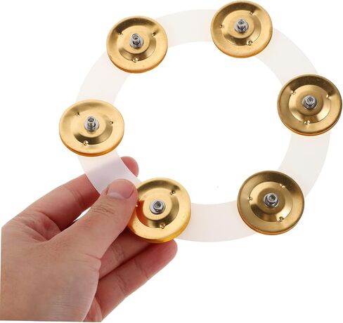 Professional Tambourine Drum Replacement Part Easy Installation Tambourine Ring for Enhanced Sound Effect Compatible with Various Drum Kits for Performances and Practice in Saudi Arabia