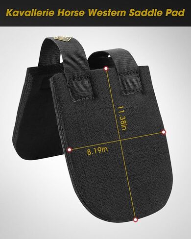 وسادة سرج غربية للحصان من كافاليري، لباد ناعم وحشوة إسفنجية لتوفير الراحة، تناسب الخيول شديدة الذوبان، متينة لركوب الخيل وأعمال المزرعة in Kuwait