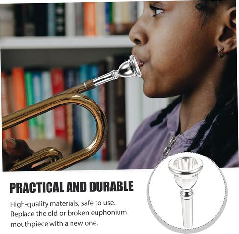 قطعة فم بديلة من ibasenice Euphonium، إكسسوار مطلي احترافي للمبتدئين، ناعم لحانات الحفلات الموسيقية المدرسية وممارسة الفرقة in Kuwait