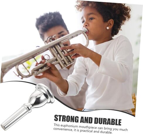 قطعة فم بديلة من ibasenice Euphonium، إكسسوار مطلي احترافي للمبتدئين، ناعم لحانات الحفلات الموسيقية المدرسية وممارسة الفرقة in Kuwait