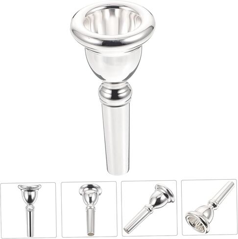 GALPADA Practical Euphonium Replacement Mouthpiece Durable Accessory for Students and Professionals Smooth Surface Elegant Design for Wind Instrument Repair and Upgrades in Saudi Arabia