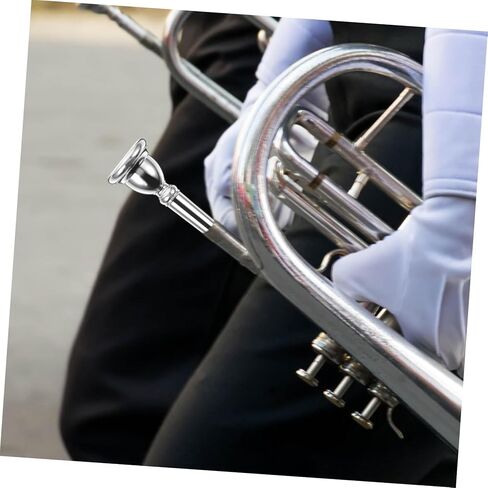 GALPADA Practical Euphonium Replacement Mouthpiece Durable Accessory for Students and Professionals Smooth Surface Elegant Design for Wind Instrument Repair and Upgrades in Saudi Arabia