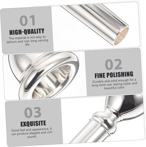 GALPADA Practical Euphonium Replacement Mouthpiece Durable Accessory for Students and Professionals Smooth Surface Elegant Design for Wind Instrument Repair and Upgrades in Saudi Arabia