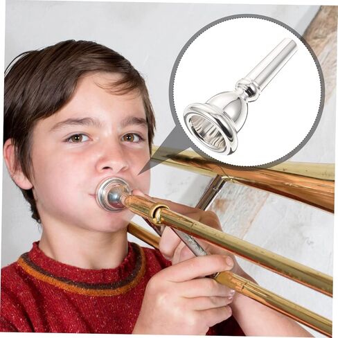 GALPADA Practical Euphonium Replacement Mouthpiece Durable Accessory for Students and Professionals Smooth Surface Elegant Design for Wind Instrument Repair and Upgrades in Saudi Arabia