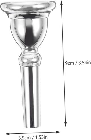 Veemoon Euphonium Mouthpiece Made of Smooth Surface for Trumpet Mouthpiece Breath Musician's Favorite in Saudi Arabia