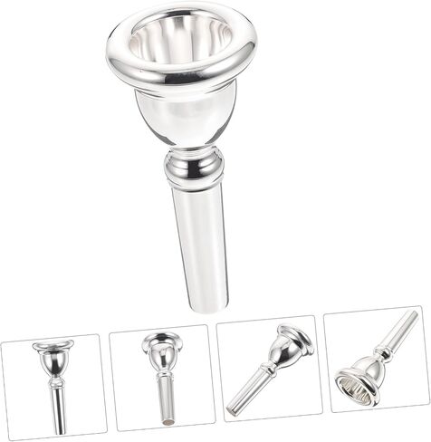 Veemoon Euphonium Mouthpiece Made of Smooth Surface for Trumpet Mouthpiece Breath Musician's Favorite in Saudi Arabia