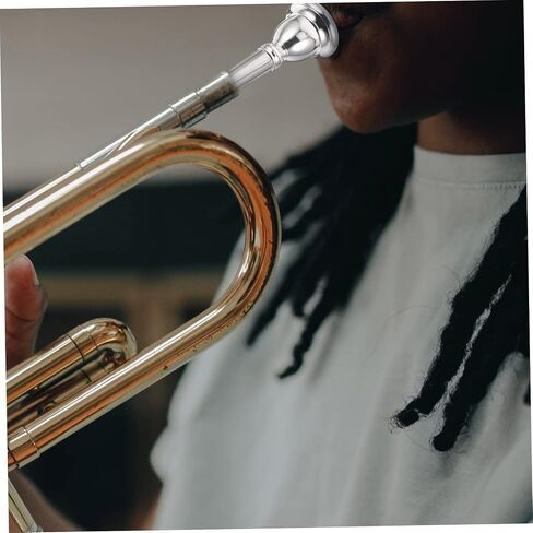 Veemoon Euphonium Mouthpiece Made of Smooth Surface for Trumpet Mouthpiece Breath Musician's Favorite in Saudi Arabia