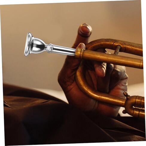 Veemoon Euphonium Mouthpiece Made of Smooth Surface for Trumpet Mouthpiece Breath Musician's Favorite in Saudi Arabia