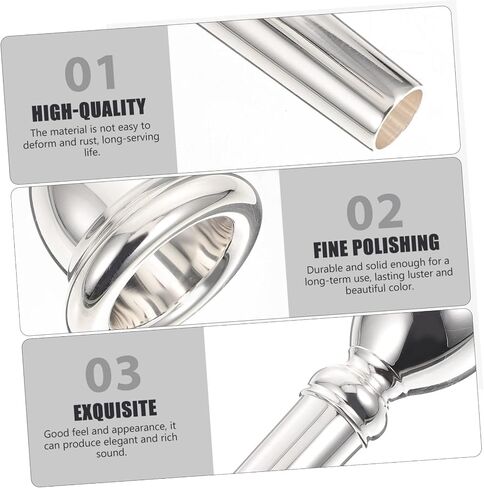 Veemoon Euphonium Mouthpiece Made of Smooth Surface for Trumpet Mouthpiece Breath Musician's Favorite in Saudi Arabia