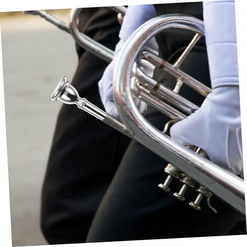 Veemoon Euphonium Mouthpiece Made of Smooth Surface for Trumpet Mouthpiece Breath Musician's Favorite in Saudi Arabia