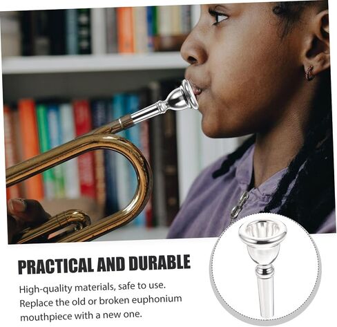 مادة نحاسية لقطعة الفم من مادة Euphonium العملية من DECHOUS لتعزيز الأداء ولمسة نهائية ناعمة وتفاصيل ملحقة لطلاب الموسيقى والمهنيين in Saudi Arabia