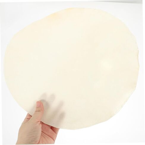 طبل الجلد طبل أفريقي استبدال الجلد أداة ملحق خفيفة الوزن جلد الغنم نمط عشوائي in Kuwait