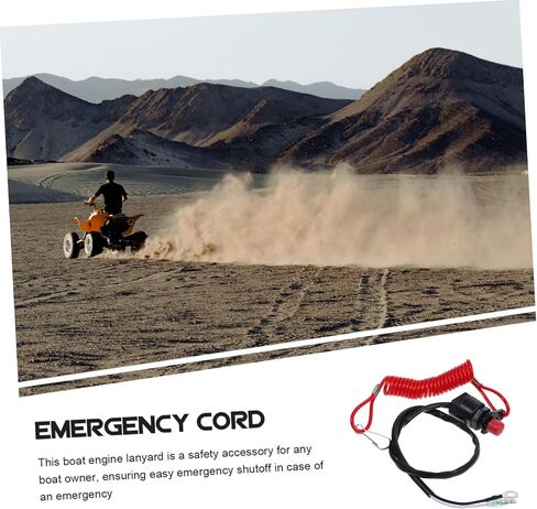 Cabilock 3pcs Boat Engine Emergency Lanyard Safety Cord ATV Engine -Release Design for Boats and Atvs Safety Tether for Emergency Shutoff in Saudi Arabia