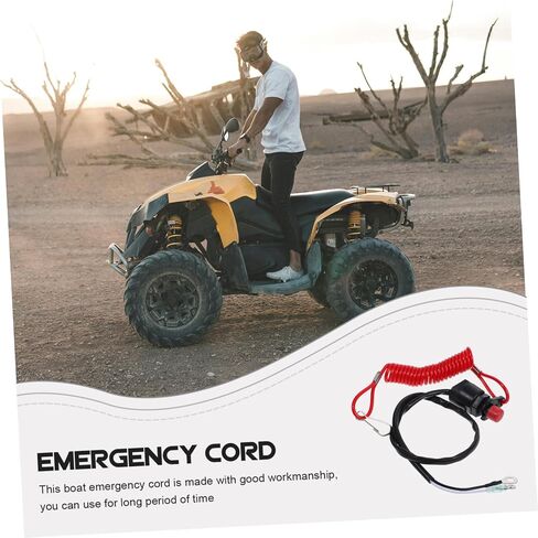 Zerodeko 3 قطع محرك الطوارئ ATV - حبل أمان للقارب للمحركات والاستخدام والملحقات in Kuwait
