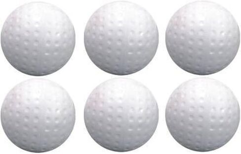 N A Sports Field Hockey Balls – Pack of 6 White Dimpled Training Balls | Durable Plastic Construction for Practice & Matches | Ideal for Turf & Outdoor Play. in Saudi Arabia