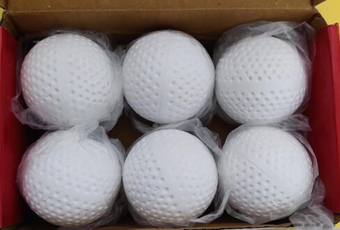 N A Sports Field Hockey Balls – Pack of 6 White Dimpled Training Balls | Durable Plastic Construction for Practice & Matches | Ideal for Turf & Outdoor Play. in Saudi Arabia