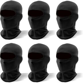 6 Pack Ski Mask Balaclava for Men Women, Full Face Mask Windproof Sun Protection for Motorcycling and Outdoor Working in Kuwait