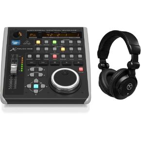 Behringer X-TOUCH ONE سطح تحكم عالمي مع محرك حساس للمس، حزمة مع سماعات رأس TAPH100 in Kuwait