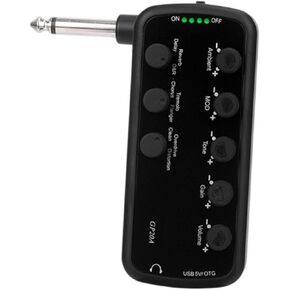 Generic Guitar Headphone Amplifier USB Small Instrument Accessories Built-in 3 Effects Plug and Play for Home Practice in Kuwait