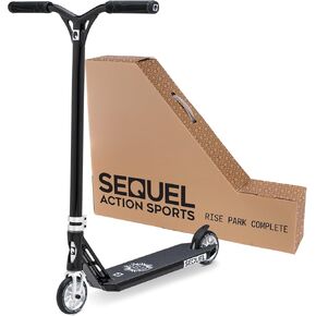 Sequel Rise Stunt Scooter – Complete Pro Trick Scooter with Aluminum Frame, 110mm Wheels, 220 lbs Weight Capacity, Ages 8+ in Saudi Arabia