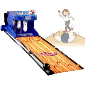 Electronic Bowling Machine - Indoor Bowling Game Console with LED Scoreboard, Automatic Reset Feature & 3.5m Lane, Perfect for Family Fun & Sports Enthusiasts in Saudi Arabia