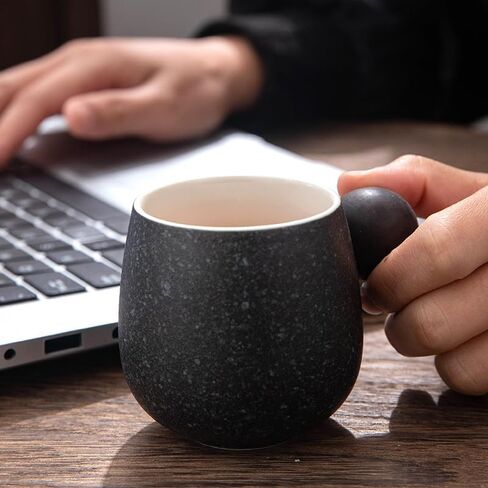كوب قهوة من السيراميك بسعة كبيرة مع مقبض، تصميم زهور in Saudi Arabia
