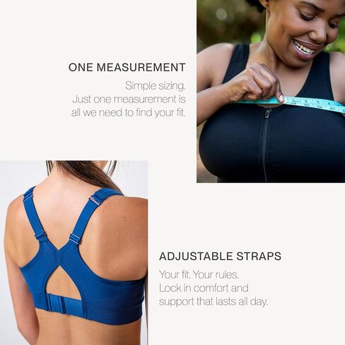 HuggerLUMA Post Surgery Women's Sports Bra | Compression Bra for Lymphedema | Front Closure | Wire-Free in Saudi Arabia