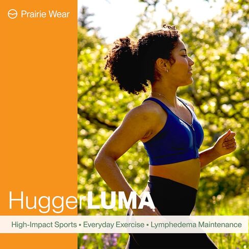 HuggerLUMA Post Surgery Women's Sports Bra | Compression Bra for Lymphedema | Front Closure | Wire-Free in Saudi Arabia