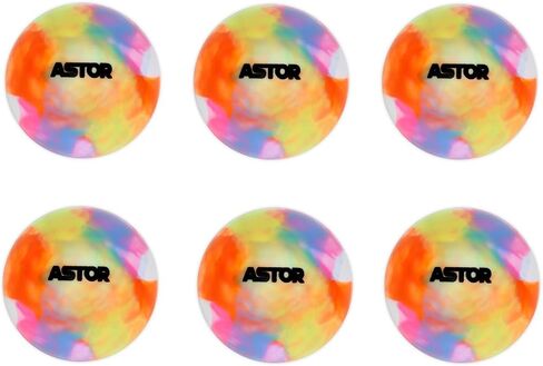 Astor Practice Smooth Field Hockey Ball Multi-Surface (6 pcs Pack) in Saudi Arabia