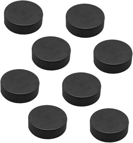DECHOUS Black Ice Hockey Balls for Training High Durability for Skill Development All Ages for Indoor and in Saudi Arabia