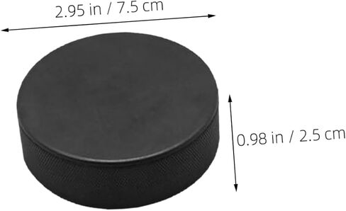 DECHOUS Black Ice Hockey Balls for Training High Durability for Skill Development All Ages for Indoor and in Saudi Arabia