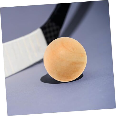 Toyvian 15Pc Hardwood Swedish Stickhandling Balls Durable Floorball Training Equipment for Enhanced Skills and Coordination Hockey in Saudi Arabia