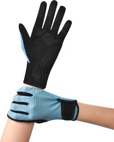 Amoy Women's Horse Riding Gloves Breathable Horseback Stretchable Equestrian Gloves Lady Youth Girls Outdoor Biking Cycling Sport Mitts in Saudi Arabia