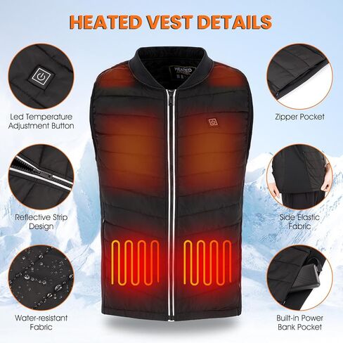 Heated Vest for Men Women,Rechargeable Electric Heated Vest in Saudi Arabia