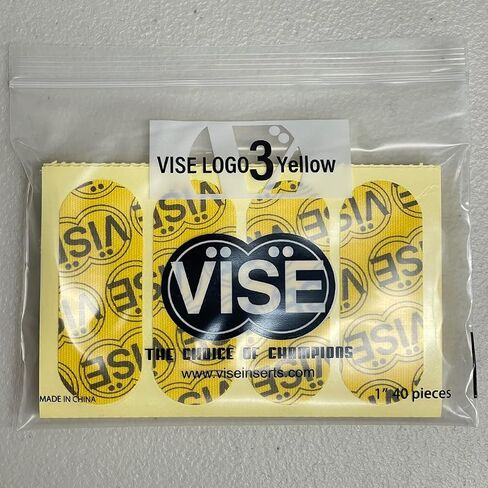 Vise Hada Patch Pack Logo #3 Yellow 1" (40 pcs) in Saudi Arabia