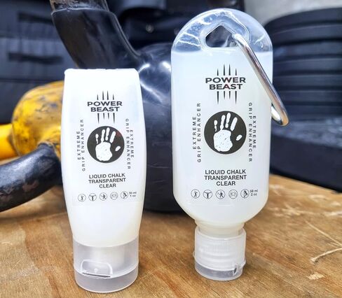 باور بيست، طباشير سائل شفاف، معزز للقبضة غير اللاصقة، الأيدي الجافة، طباشير سائل شفاف، محلول مضاد للانزلاق، قبضة جافة للتنس والجولف والرقص على العمود والألعاب وجميع الرياضات in Kuwait