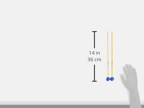 Malletech Bob Becker Xylophone Mallet - Medium Bright Blue Medium Hard in Saudi Arabia