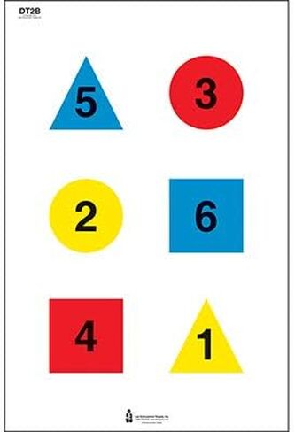 4 Color Discretionary Command Training Target 23 x 35 Inch in Saudi Arabia