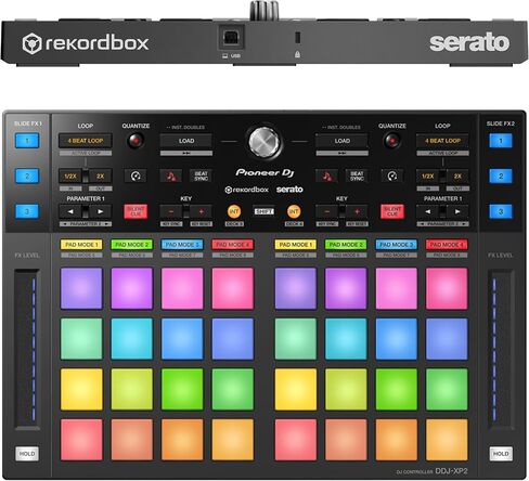 Pioneer DJ DDJ-XP2 Sub-Controller for Rekordbox & Serato DJ Pro Bundle with Case, Headphones, and Austin Bazaar Polishing Cloth in Saudi Arabia