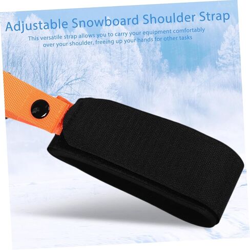 VICASKY Adjustable Snowboard Shoulder Strap Comfortable and Ski Carrying Strap for and Storage of Snowboards and Skis Ergonomic Design for Reduced Shoulder Strain in Saudi Arabia
