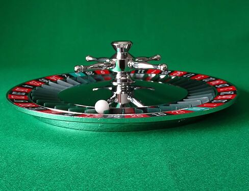 45cm Roulette Wheel Set,Professional Double-Zero Layout Roulette Wheel,The Turntable is Stable and rotates smoothly in Saudi Arabia