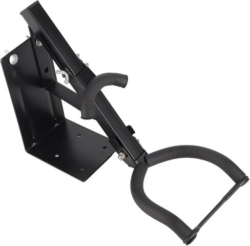 Drfeify Saxophone Wall Mount Stand, Adjustable Metal Holder with Protective Sponge, Alto Tenor Sax Display in Kuwait